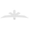 Ekena Millwork Alberta Architectural Grade PVC Gable Bracket, 84"W x 24 1/2"H x 4"D x 6"F, 7/12 Pitch GBP084X25X0406ALB00 - alternate 2
